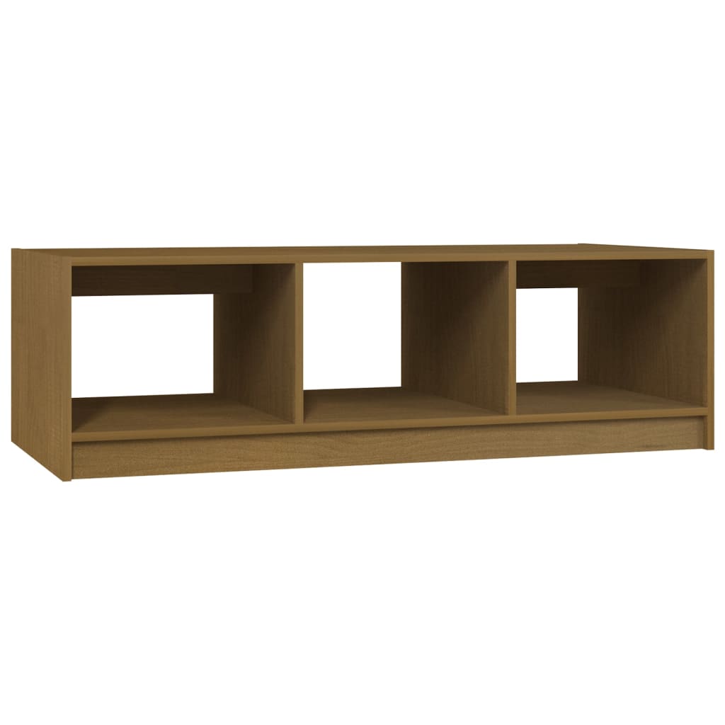 Couchtisch 110x50x34 cm Massivholz Kiefer
