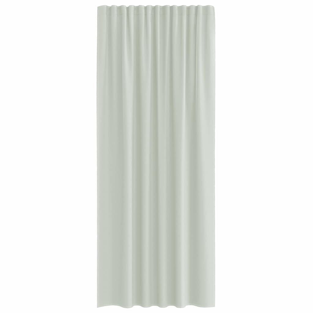 Voile Vorhänge mit Ösen 2 Stk. Apfelgrün 140x140 cm