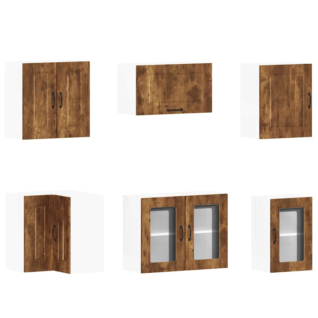11-tlg. Küchenschrank-Set Kalmar Weiß Holzwerkstoff