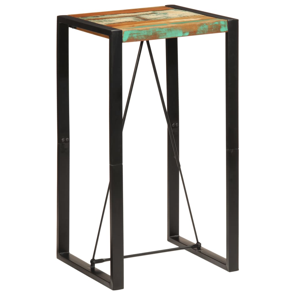 Bartisch 110 x 60 x 110 cm Massivholz Mango