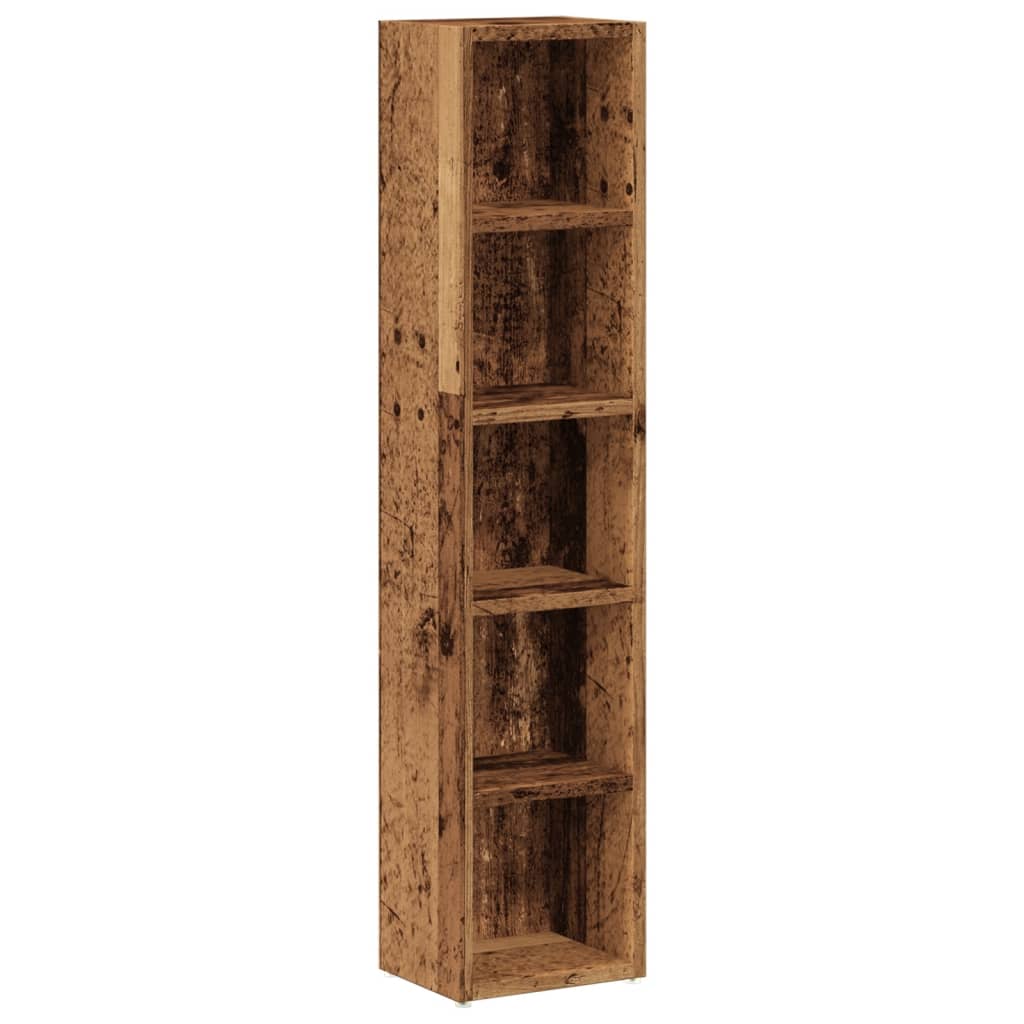 CD-Regale 2 Stk. Weiß 21x16x93,5 cm Holzwerkstoff
