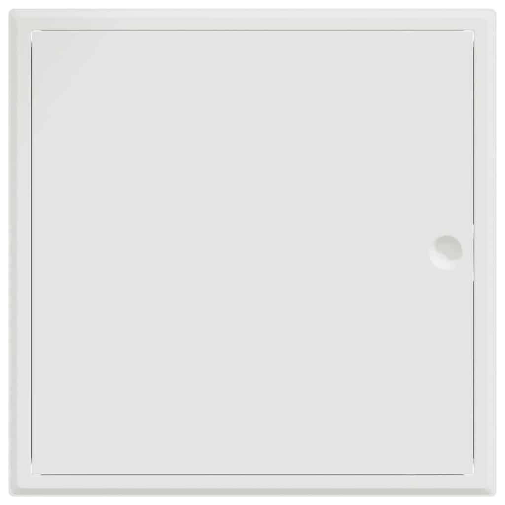 Zugangsklappe 2 pcs Weiß 23 x 23 x 3 cm Stahl