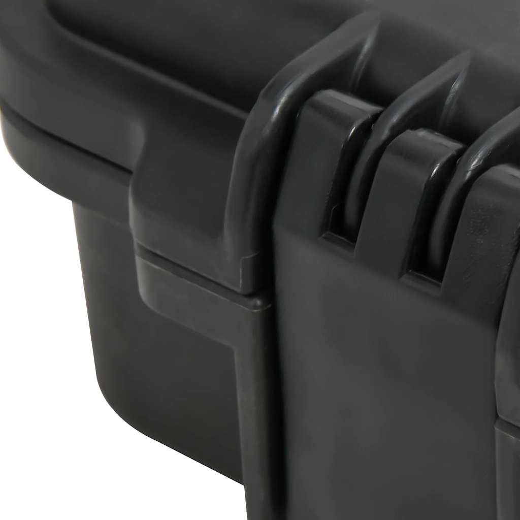 Koffer für Flugreise Tragbar Schwarz 46,5x21,5x17,5 cm PP