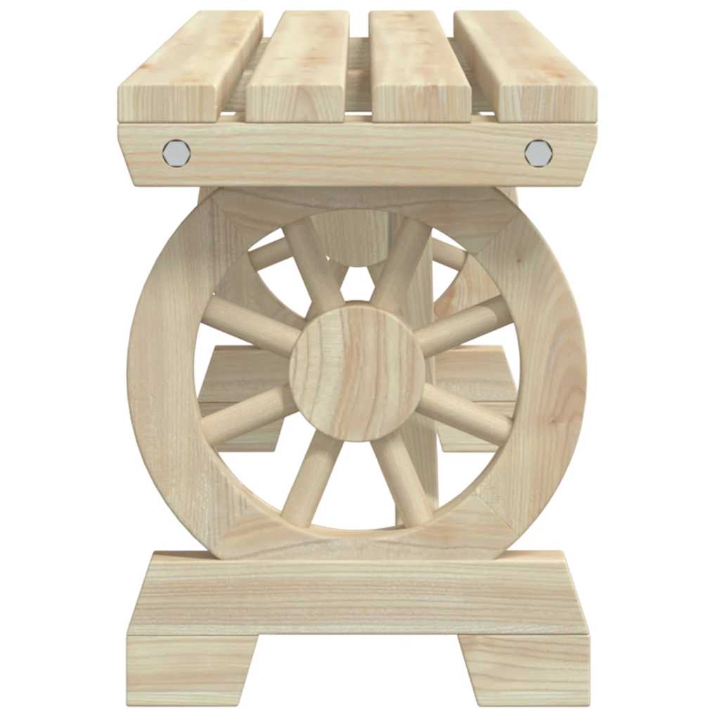 Garten-Fußhocker 40x36,5x38,5 cm Massivholz Tanne