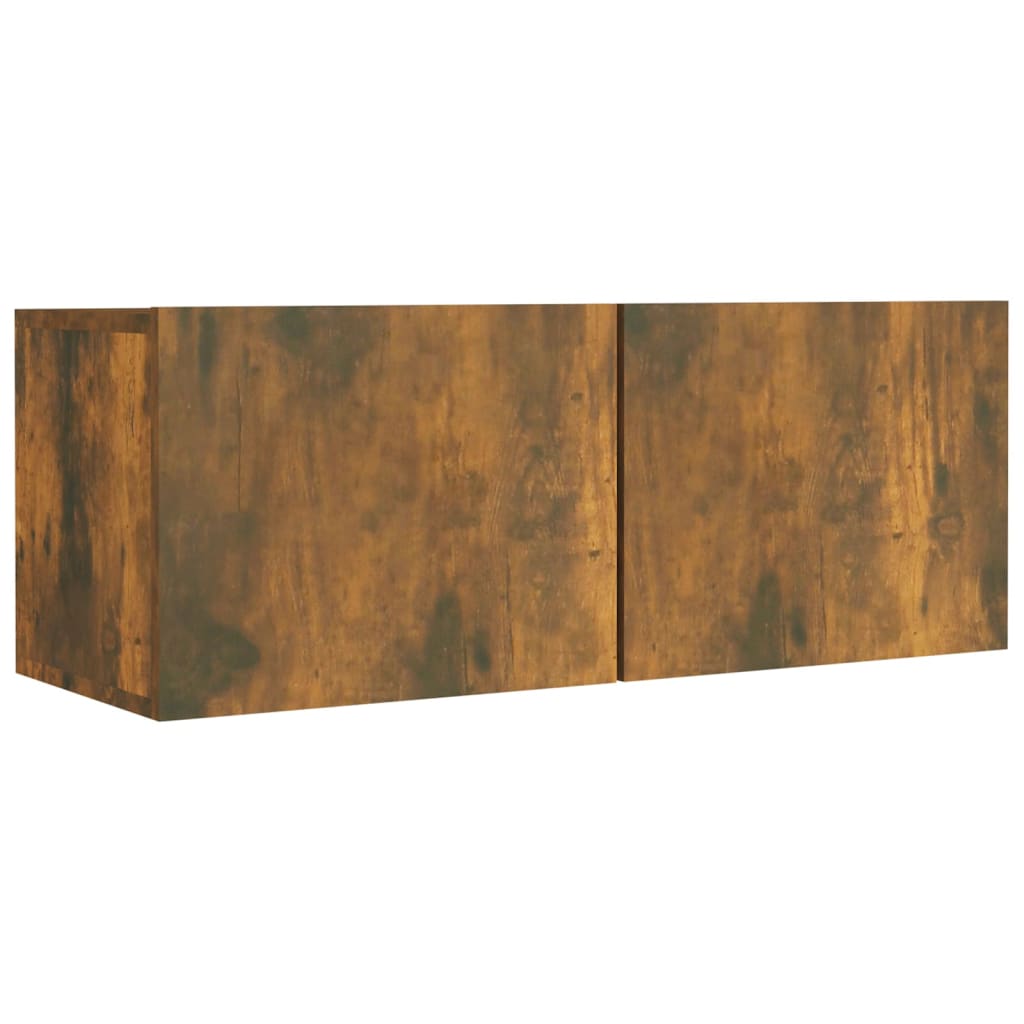 4-tlg. TV-Schrank-Set Weiß Holzwerkstoff