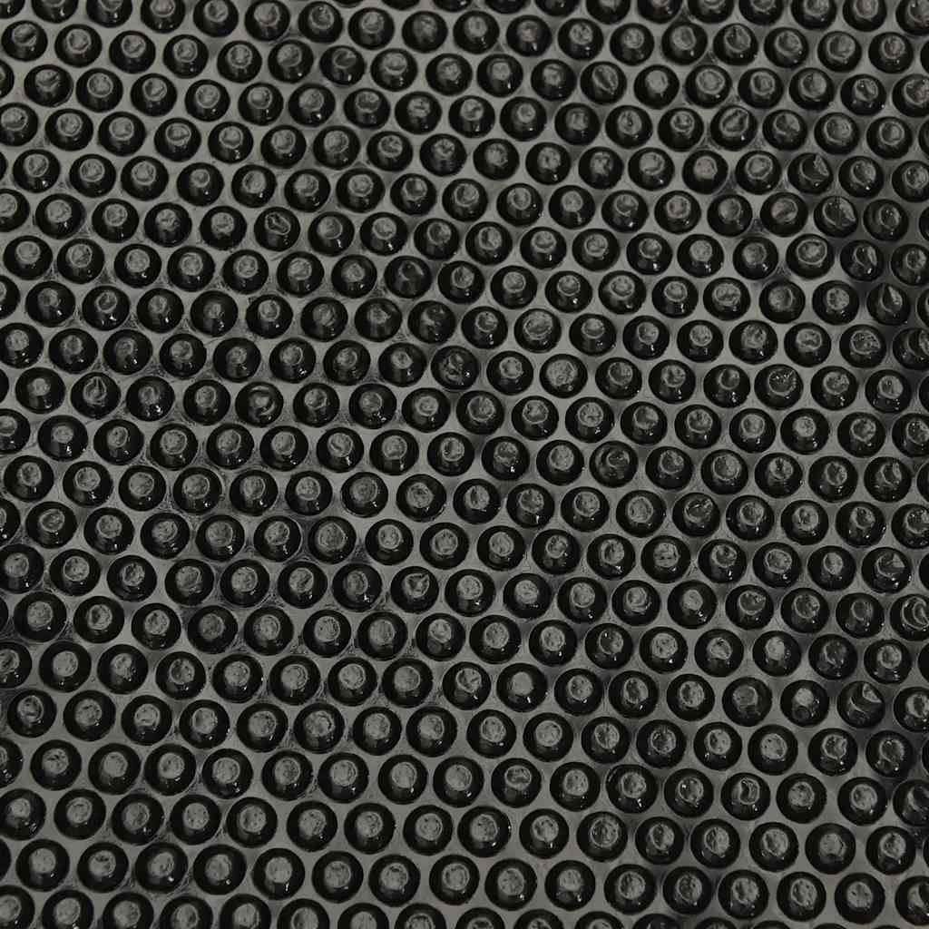 Solar Poolabdeckung Hochwertig Ø 210 cm 200 μm Rund PE Schwarz
