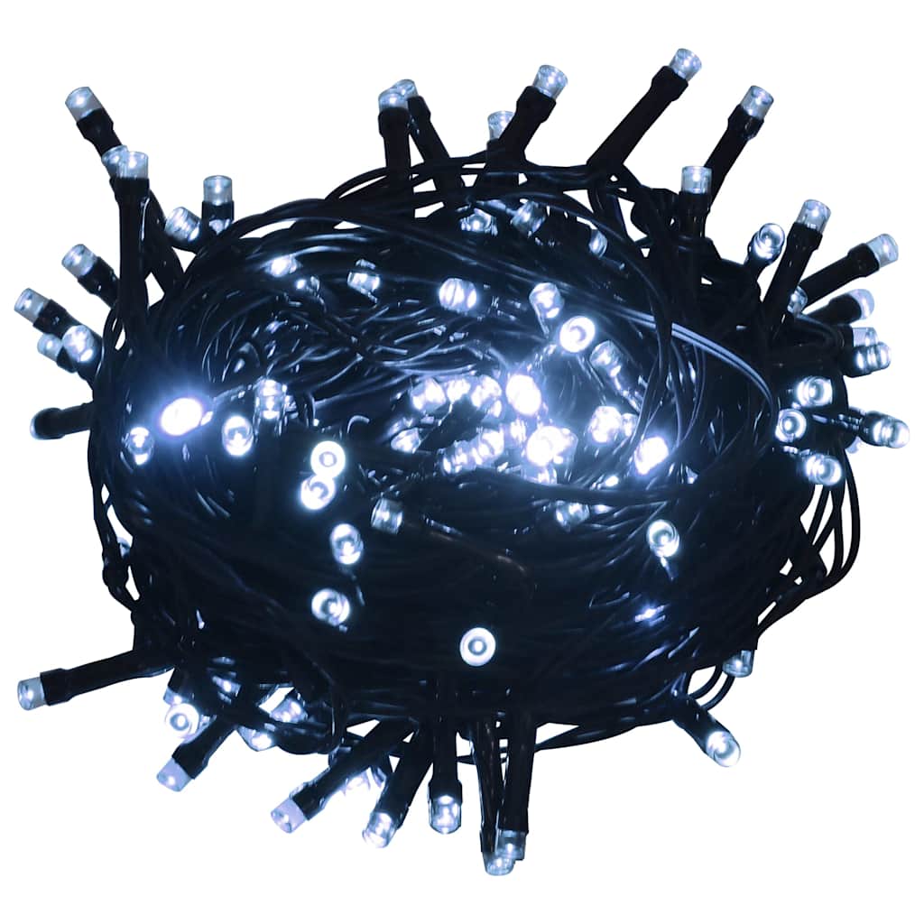 Lichterkette mit 400 LEDs Blau 40 m 8 Lichteffekte