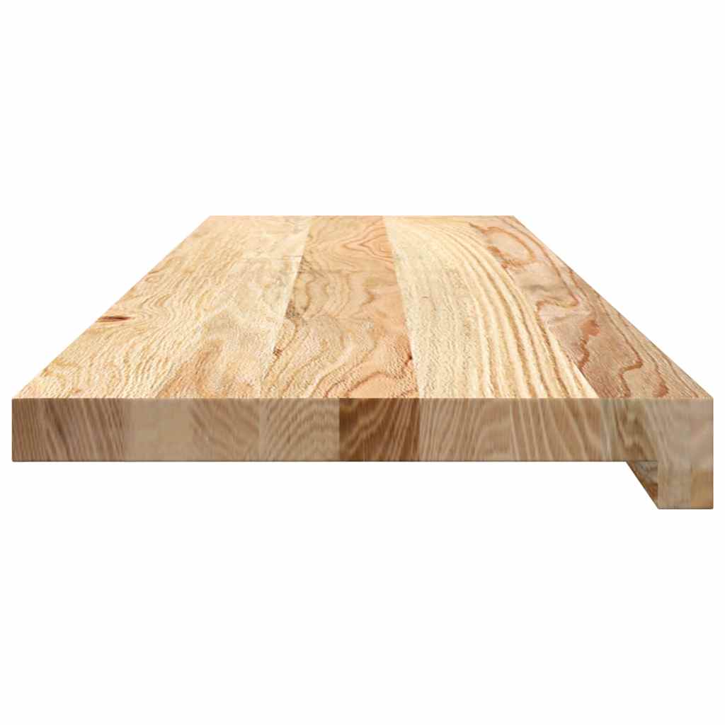 Treppenstufen 4 Stk. Unbehandelt 70x25x2 cm Massivholz Eiche