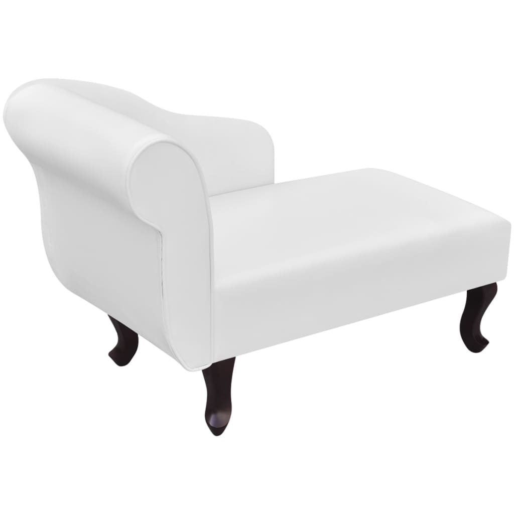 Chaiselongue Braun Kunstleder