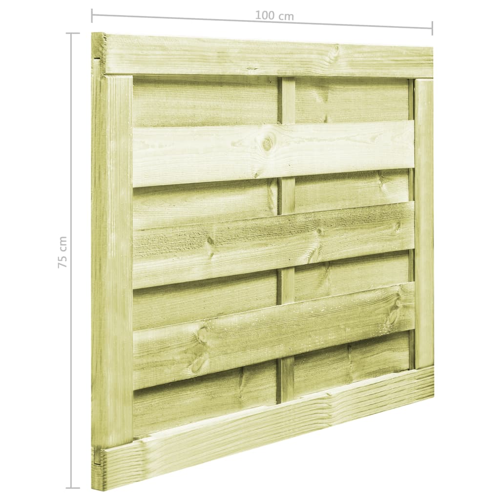 Gartentor Kiefernholz Imprägniert 100x75 cm Grün