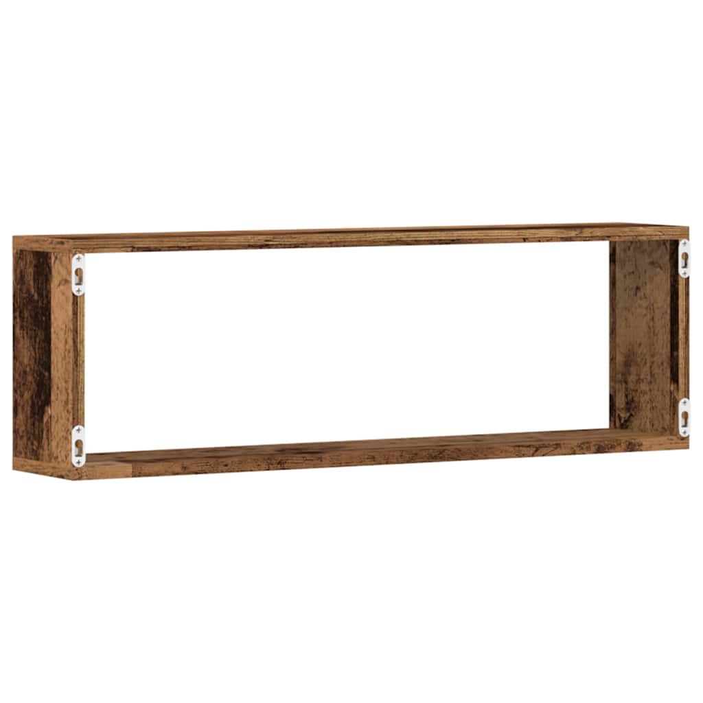 Würfelregale 2 Stk. Weiß 30x15x30 cm