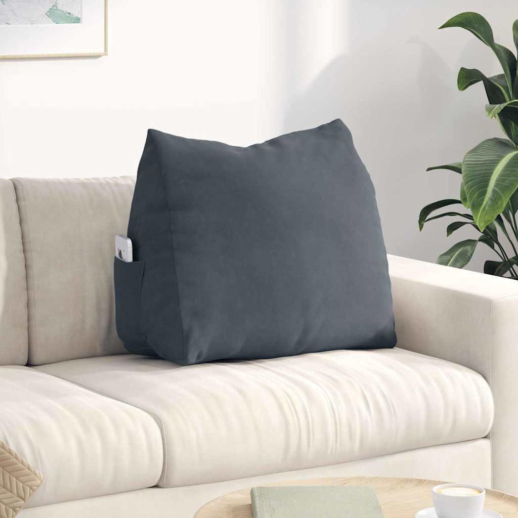 Rückenkissen Blau 45 x 20 x 35 cm Cordstoff