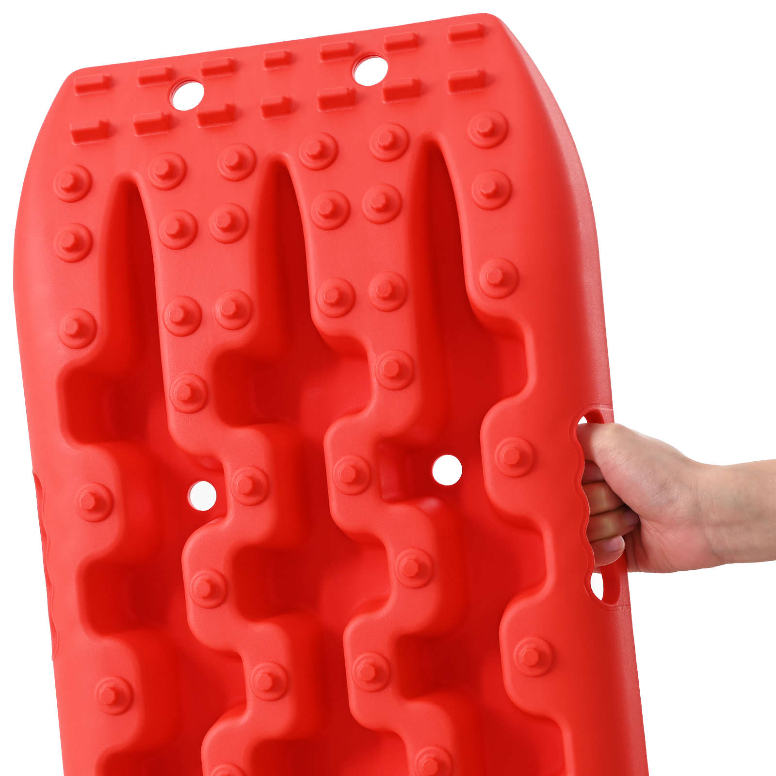 Traktionsmatten 2 Stk. Blau 106x30,5x7 cm Nylon