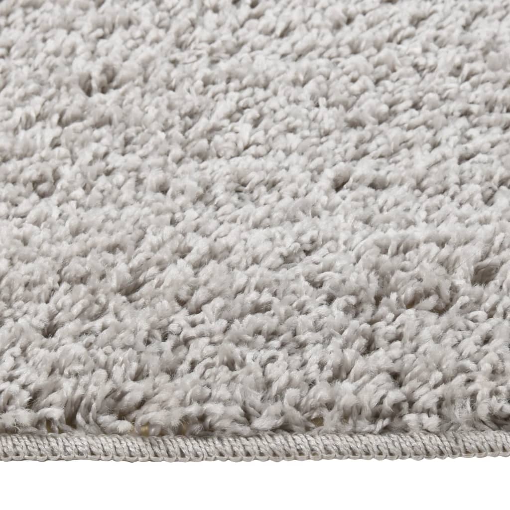 Anti-Rutsch Shaggy Teppich Dunkelgrau 200 x 200 cm PP