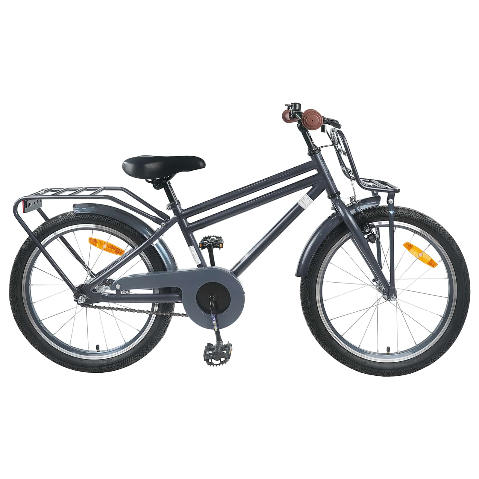 Kinderfahrrad 18 Zoll für 5-7 Jahre alt Schwarz