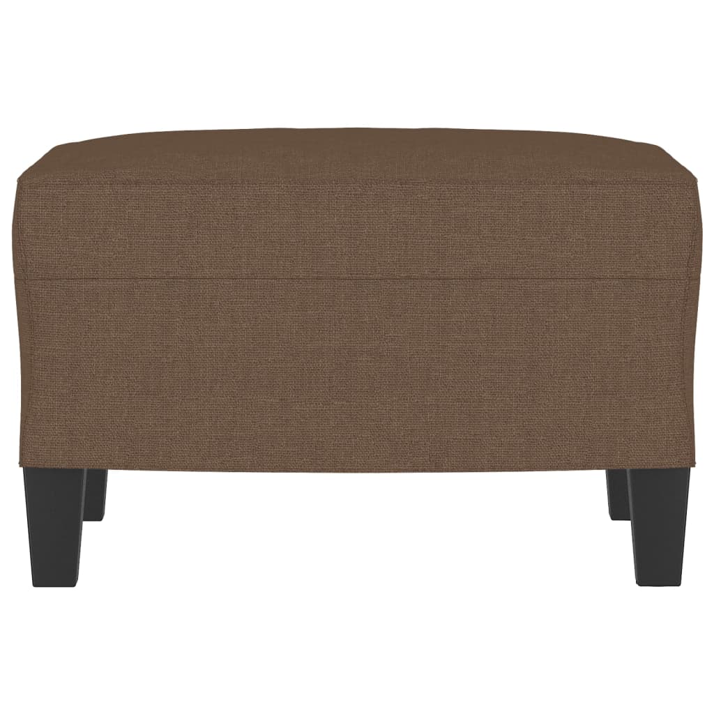 Fußhocker Hellgrau 60x50x41 cm Stoff