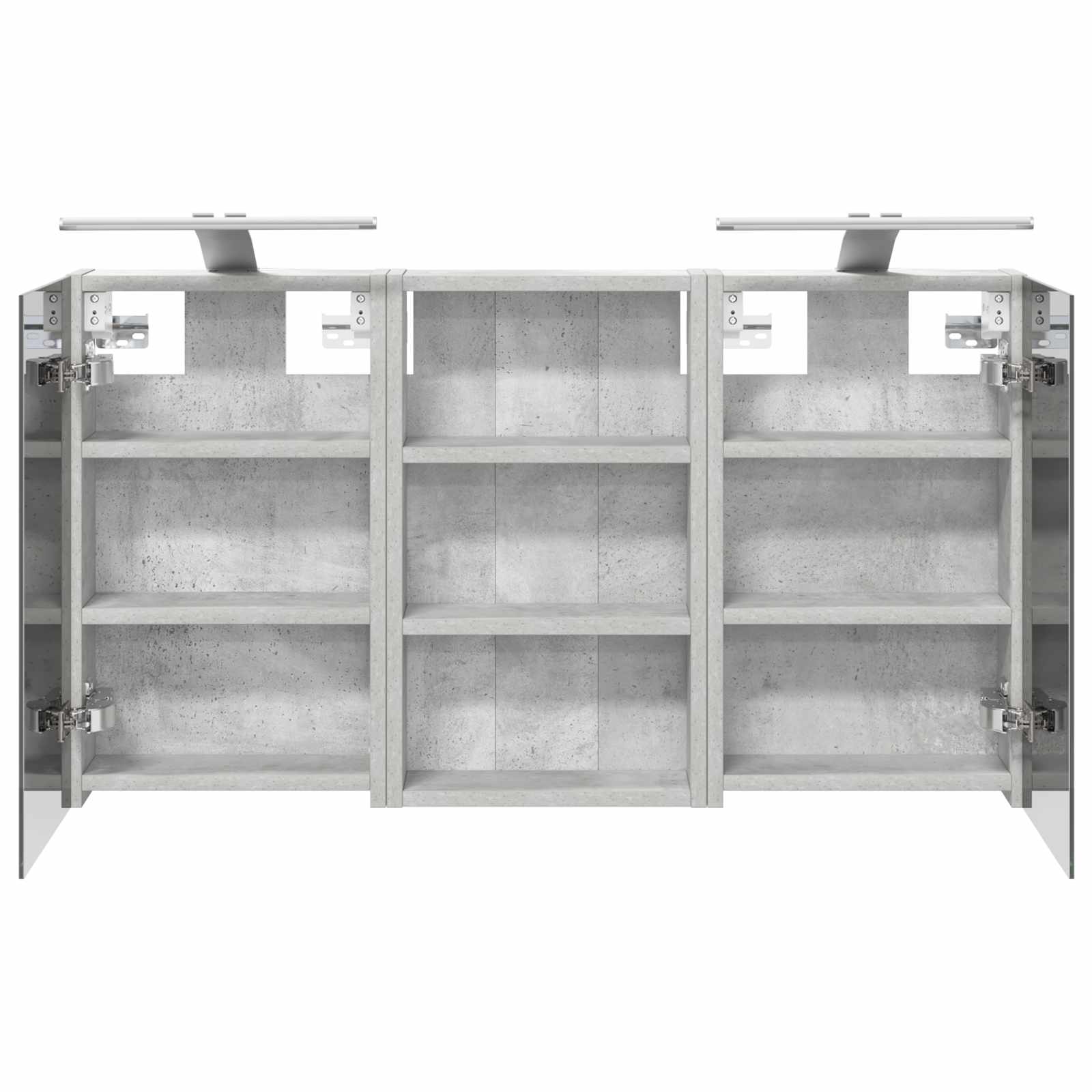 Badezimmerschrank-Set 3 pcs 80 x 10,5 x 50 cm Holzwerkstoff