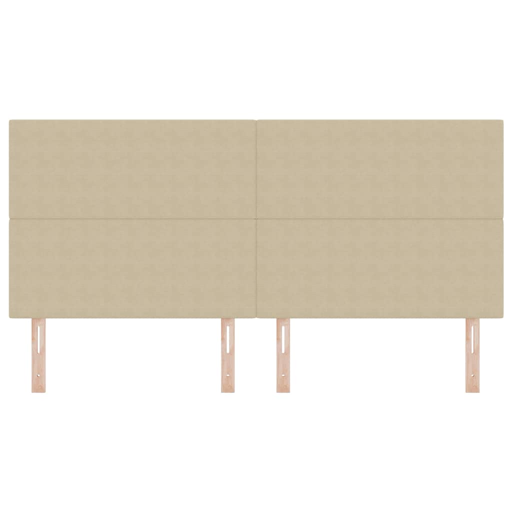 Kopfteil Hellgrau 80 cm Cordstoff