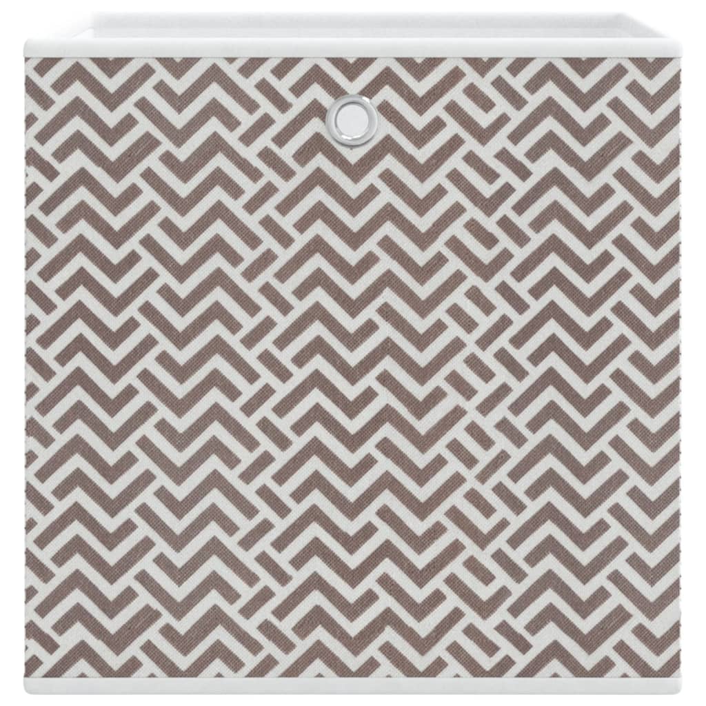 Faltboxen 4 Stk. Creme 32x32x32 cm Vlies