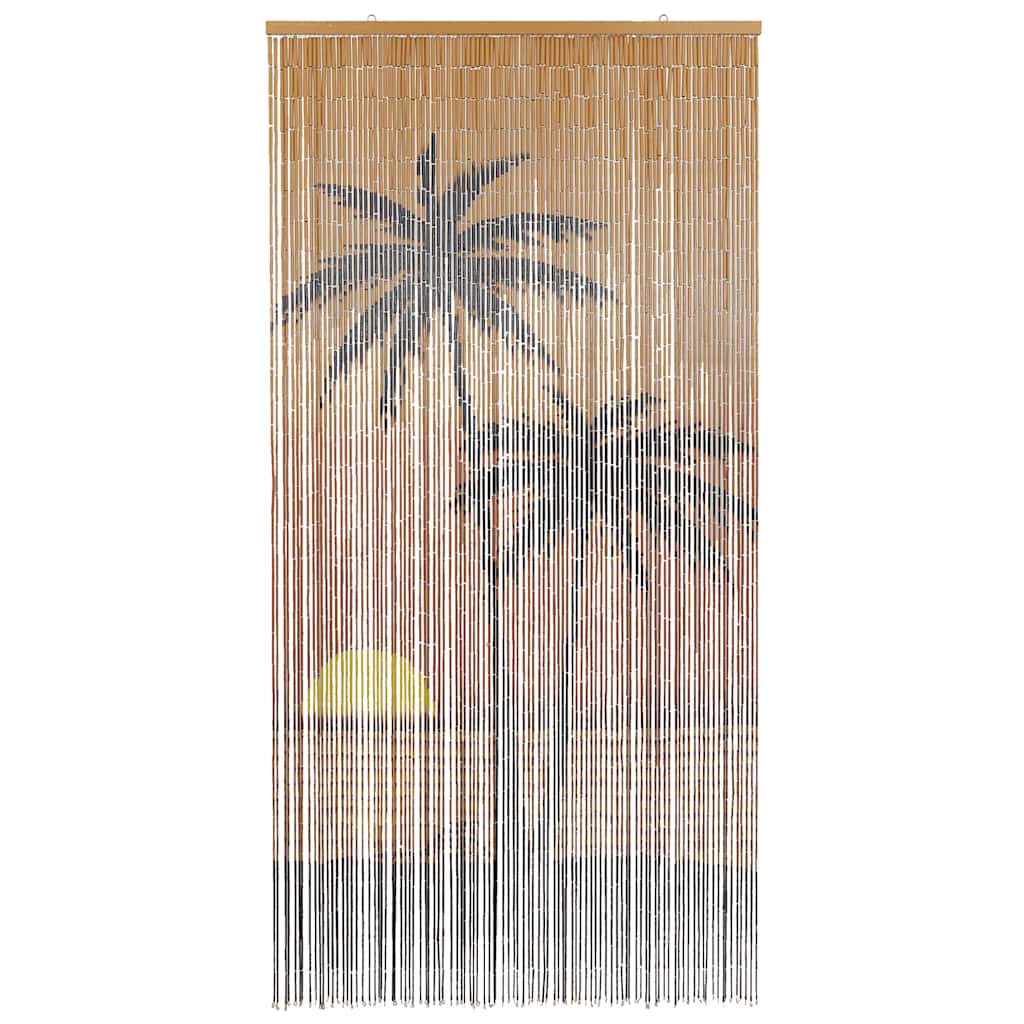 Insekten-Türvorhang Bambus Druck 90x220 cm Bambus