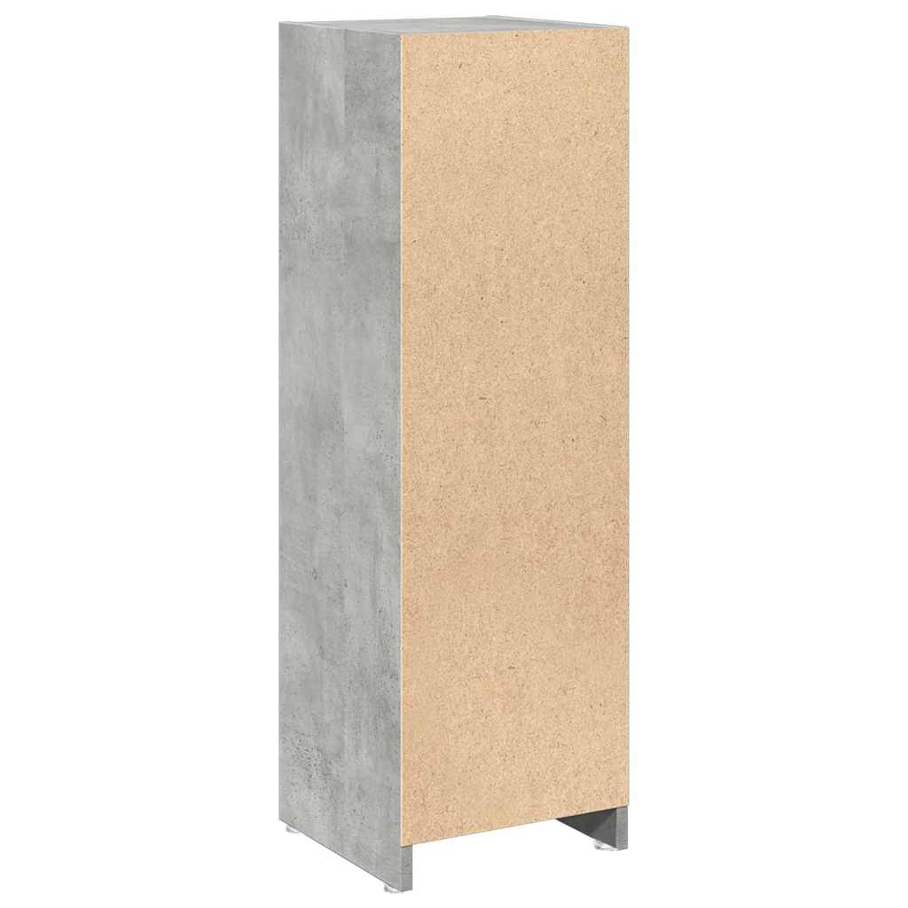 Badezimmerschrank Weiß 30x30x95 cm Holzwerkstoff