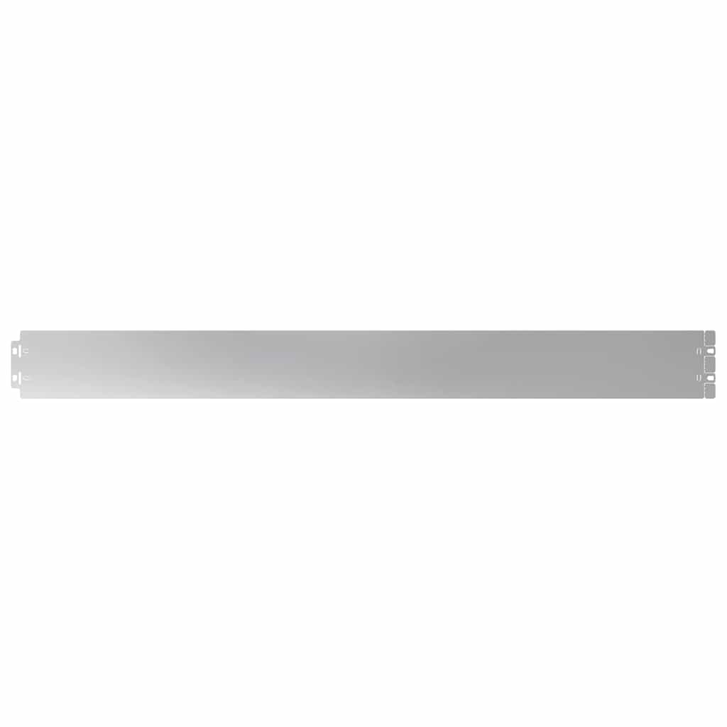 Raseneinfassung 10 pcs 10 x 103 cm Wetterfeststahl Rostig