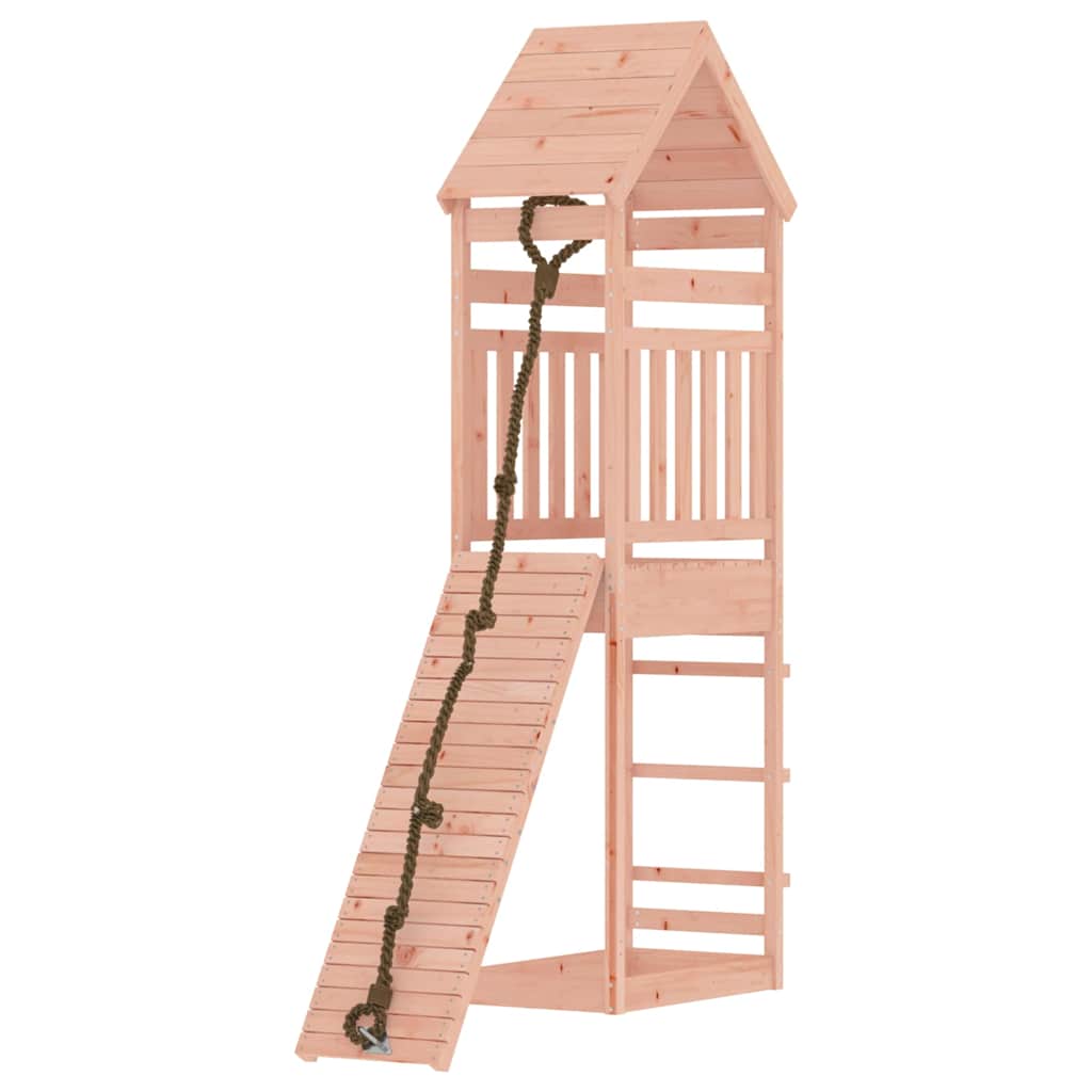 Spielturm mit Kletterwand Massivholz Kiefer