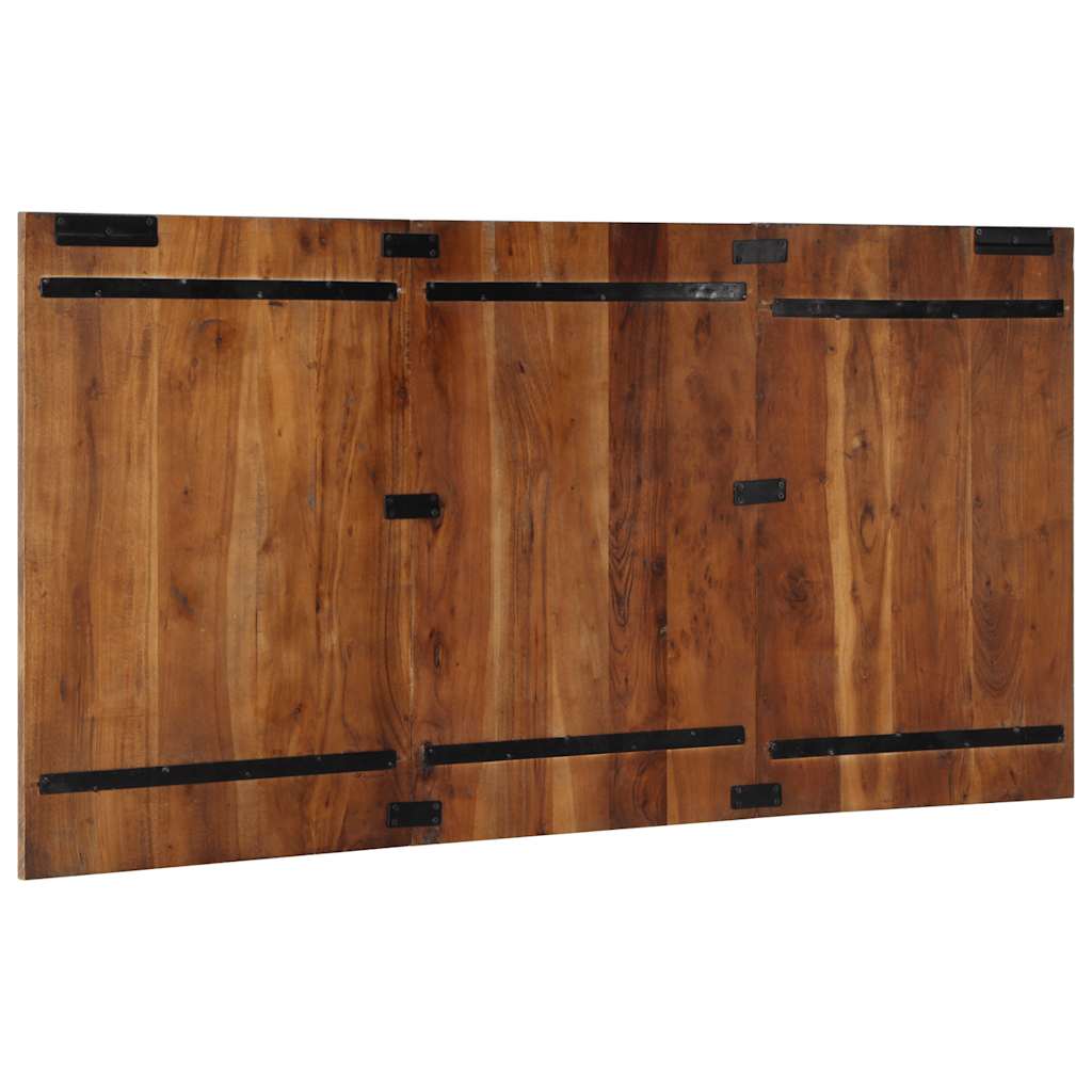 Kopfteil Mehrfarbig 160 cm Massivholz Altholz