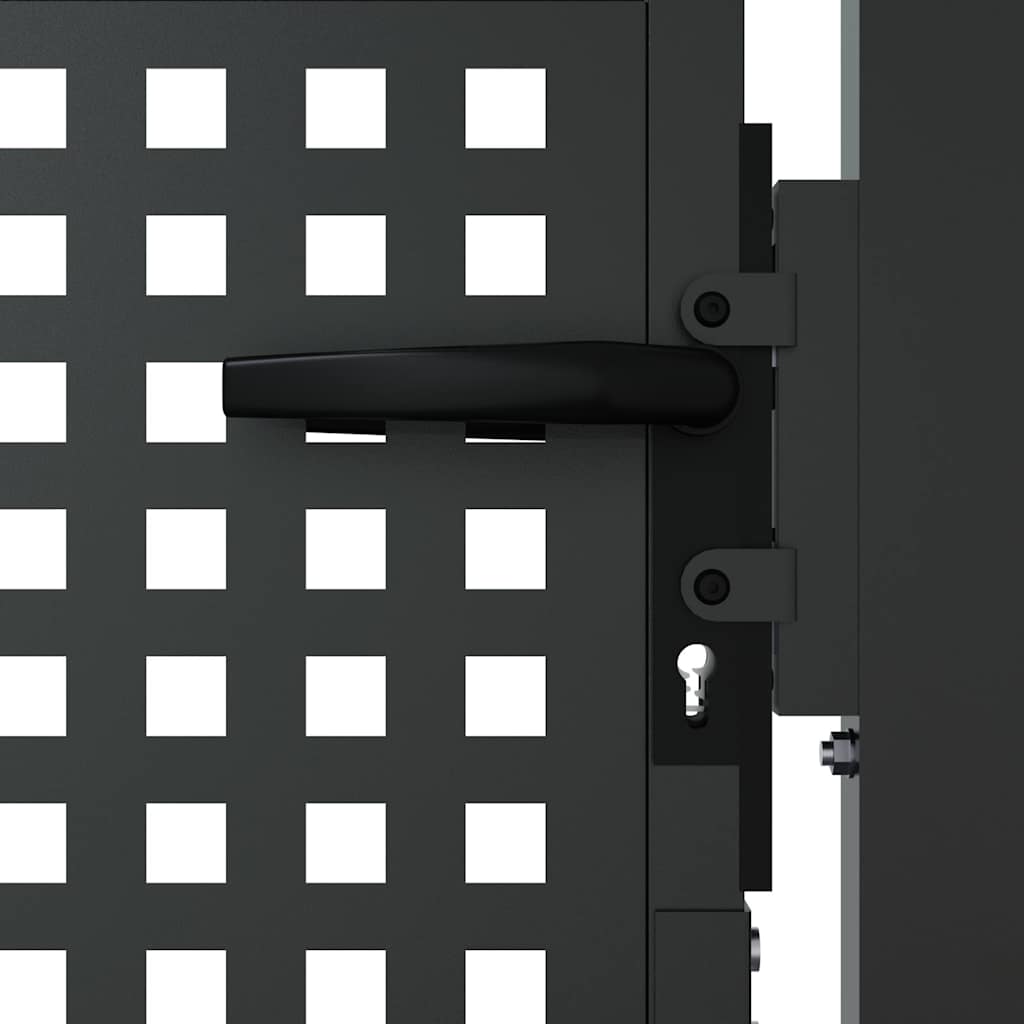 Gartentor Anthrazit 100x75 cm Stahl