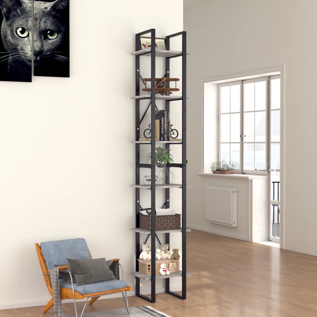 Bücherregal 3 Fächer Weiß 40x30x105 cm Holzwerkstoff