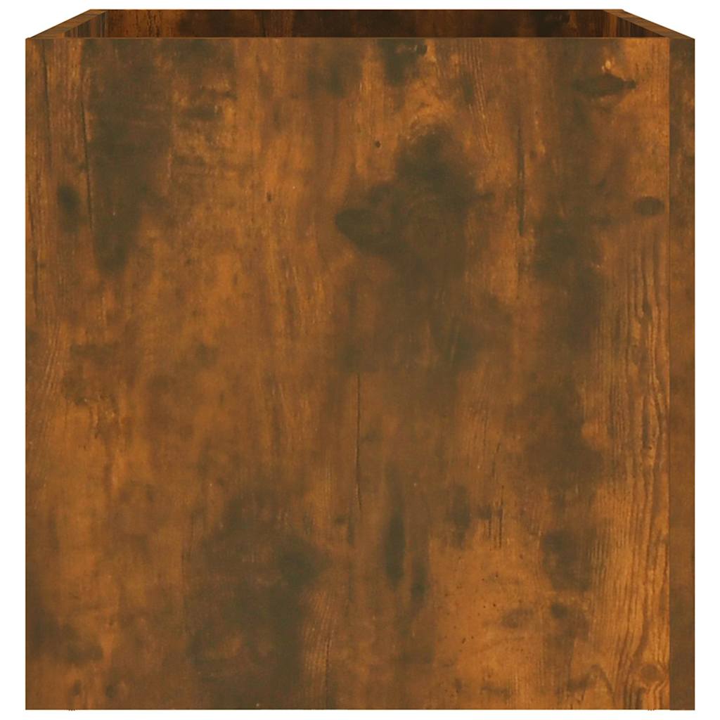 Pflanzgefäß Weiß 40x40x40 cm Holzwerkstoff