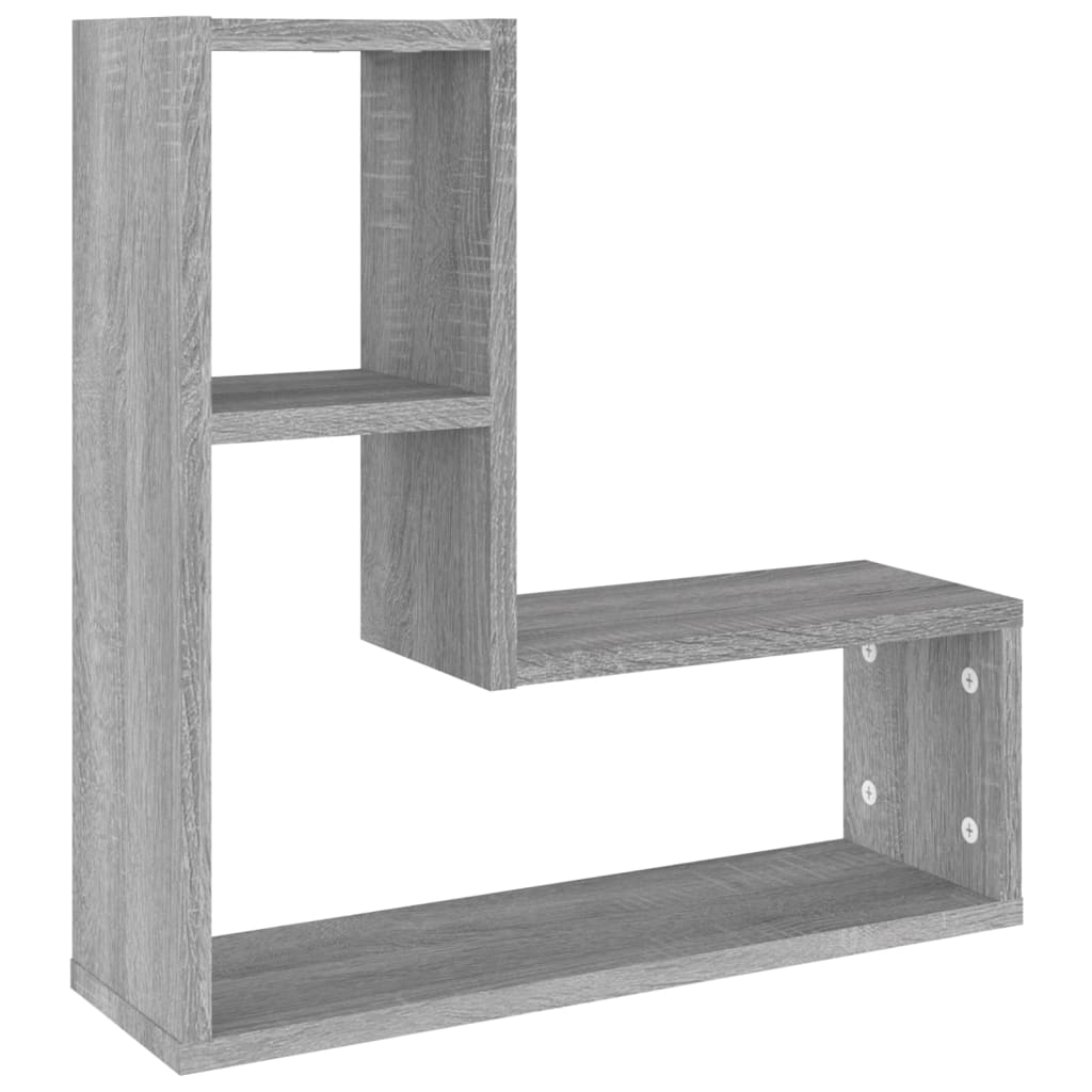 Wandregale 2 Stk. Weiß 50x15x50 cm Holzwerkstoff