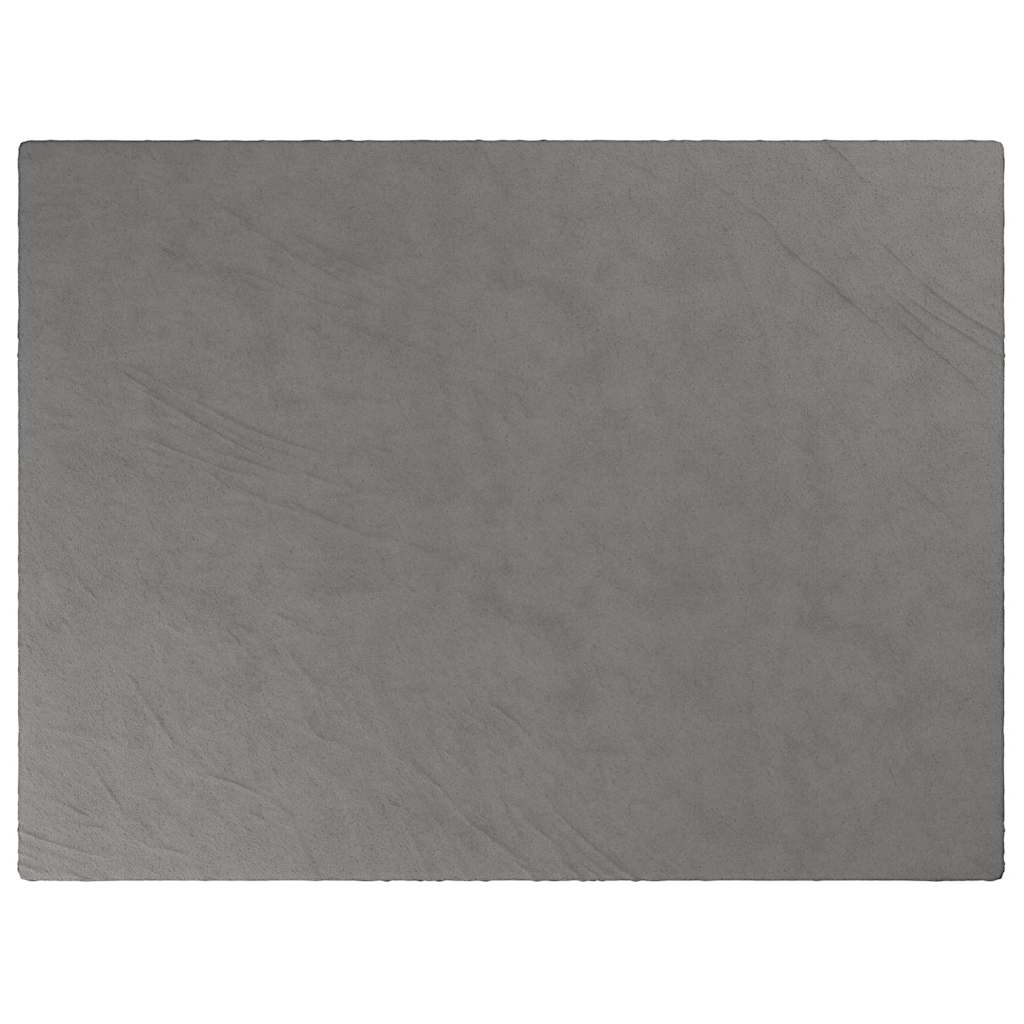 Gewichtsdecke mit Bezug Grau 122x183 cm 9 kg Stoff