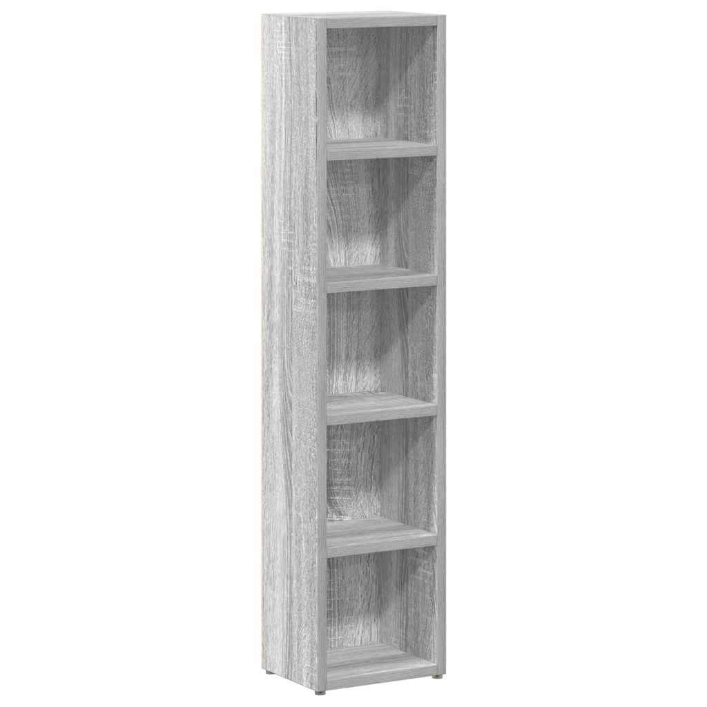 CD-Regale 2 Stk. Weiß 21x16x93,5 cm Holzwerkstoff