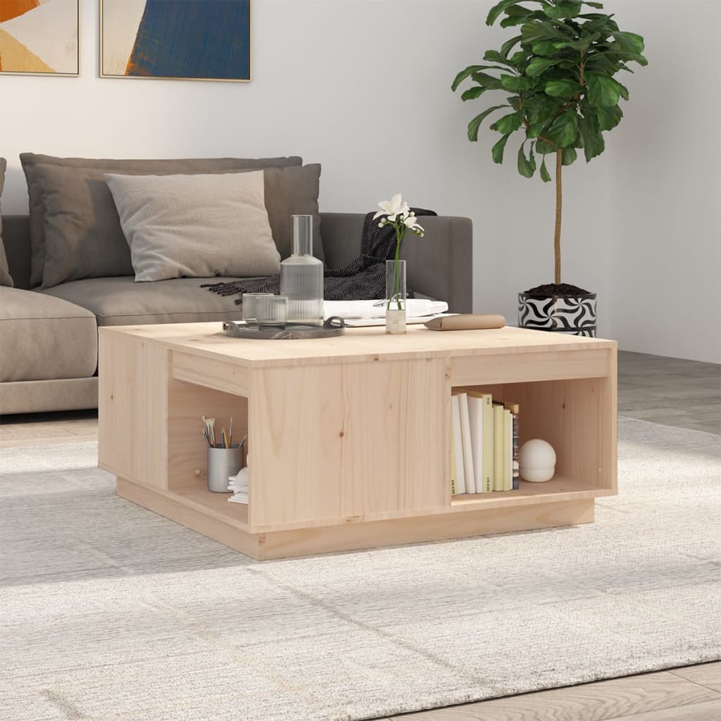 Couchtisch 100x101x40,5 cm Massivholz Kiefer