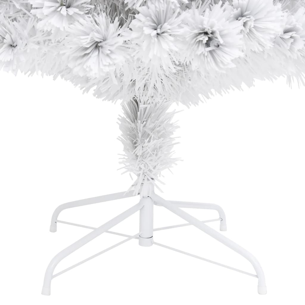 Vorbeleuchteter Weihnachtsbaum mit Ständer und LED 150 cm Glasfaser