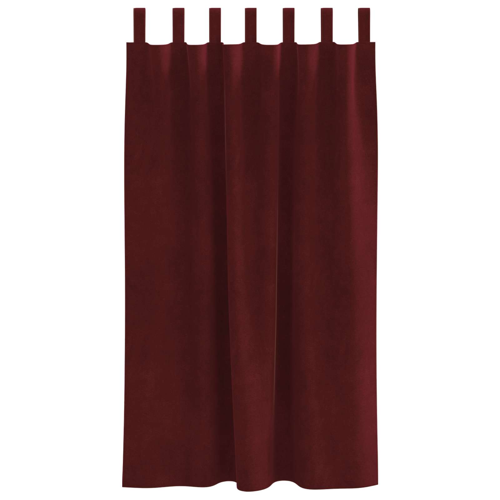 Verdunkelungsvorhänge 2 pcs Schwarz 140 x 140 cm Samt