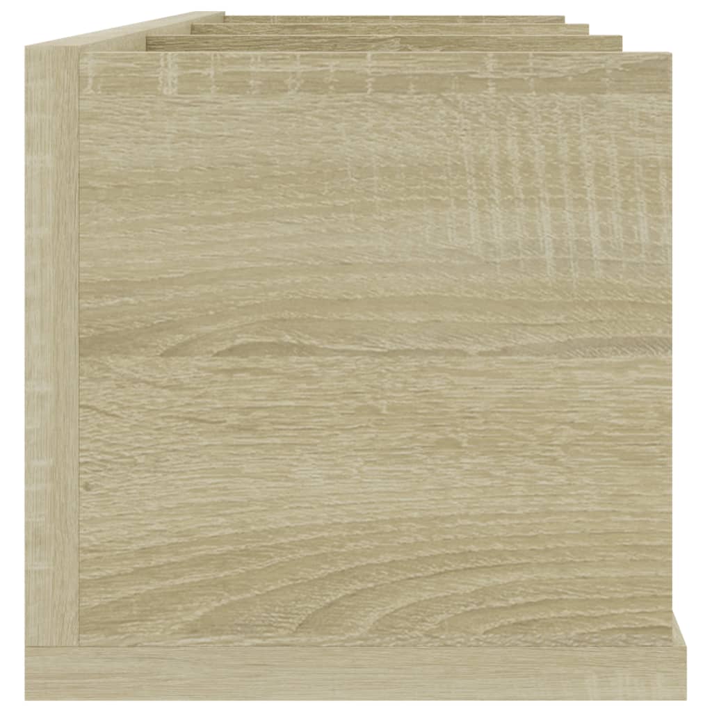 CD-Wandregal Weiß 75x18x18 cm Holzwerkstoff