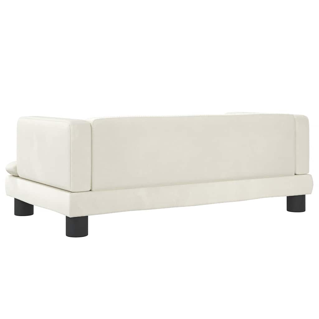Hundebett Blau 80x45x30 cm Samt