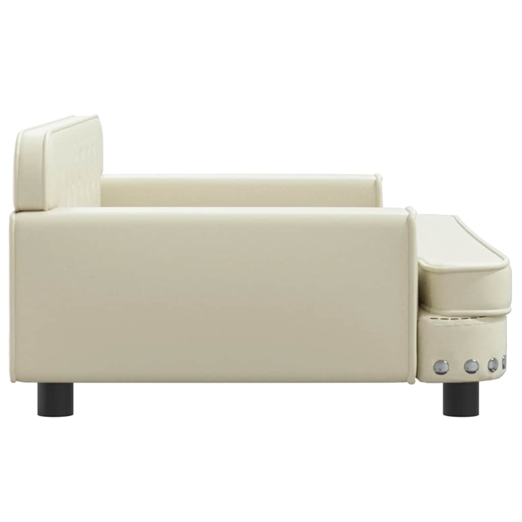 Hundebett Rosa 90x53x30 cm Samt