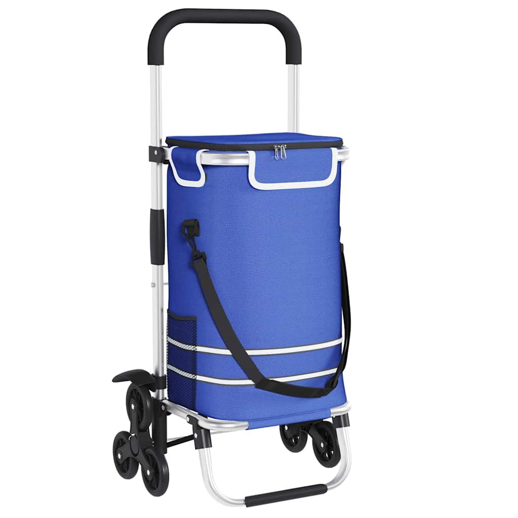 Einkaufswagen Schwarz 47 x 39 x 100,5 cm Oxford-stoff