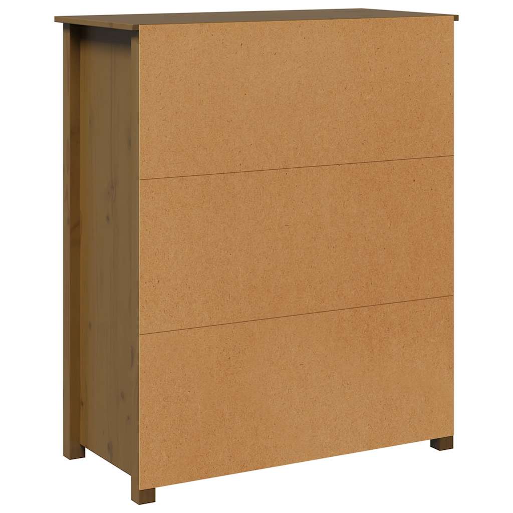Highboard 83x41,5x100 cm Massivholz Kiefer