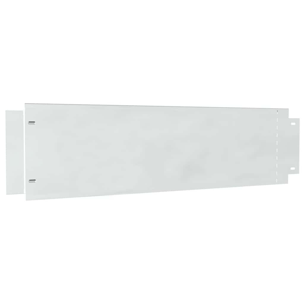 Flexible Rasenkante 5-er Set Verzinkter Stahl 100x14 cm