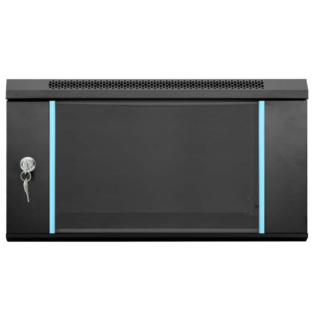 Netzwerkschrank mit Speicher Grau 60 x 45 x 28 cm Stahl