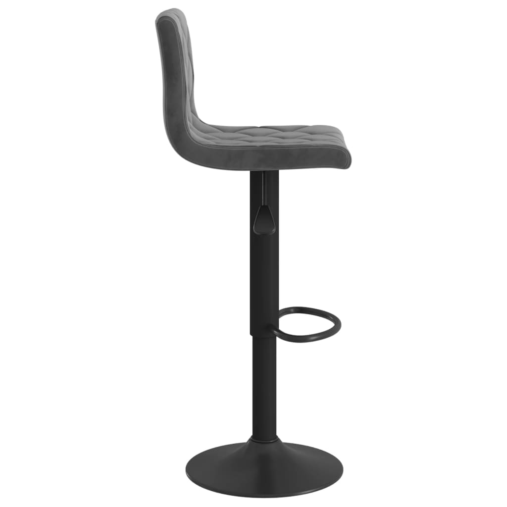 Barhocker 2 Stk. Creme Samt