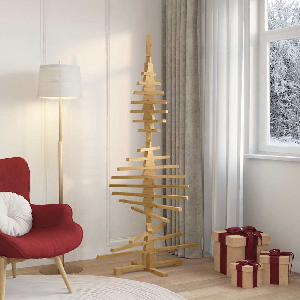 Weihnachtsbaum Holz zum Schmücken 60 cm Massivholz Kiefer