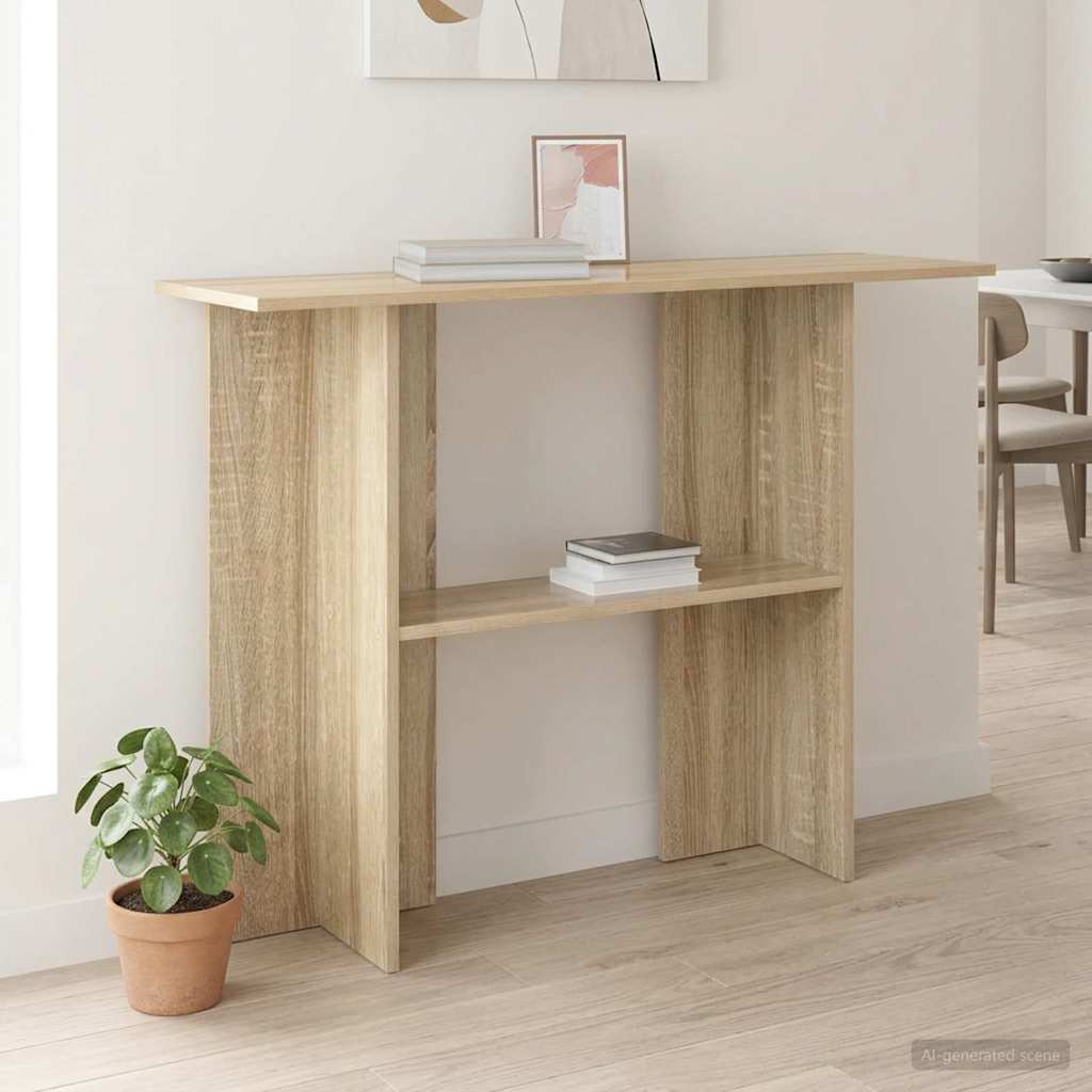 Konsolentisch Weiß 100 x 30 x 75 cm Holzwerkstoff