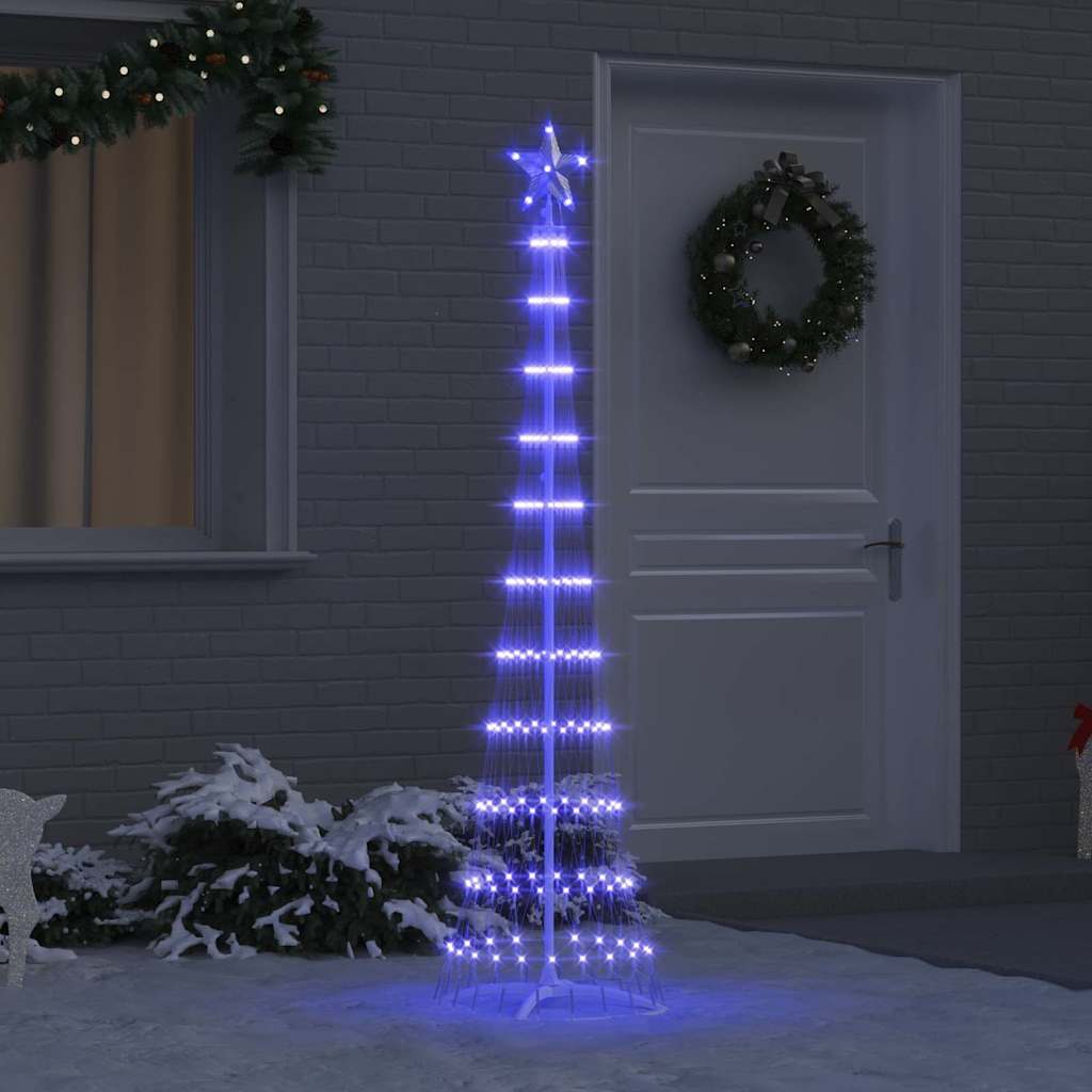 LED-Weihnachtsbaum Warmes Weiß 51 x 51 x 190 cm Metall
