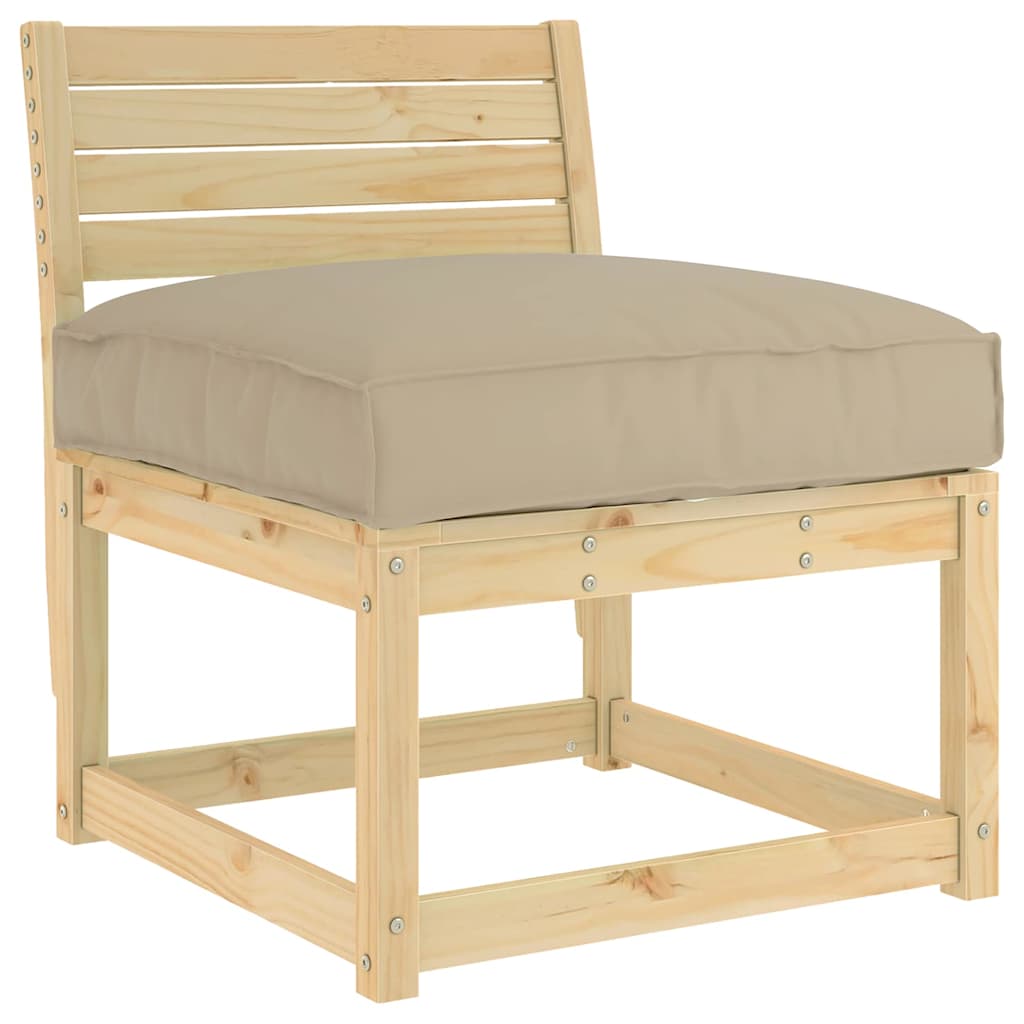 Kissen Anthrazit 70 x 70 x 12 cm Oxford-Stoff
