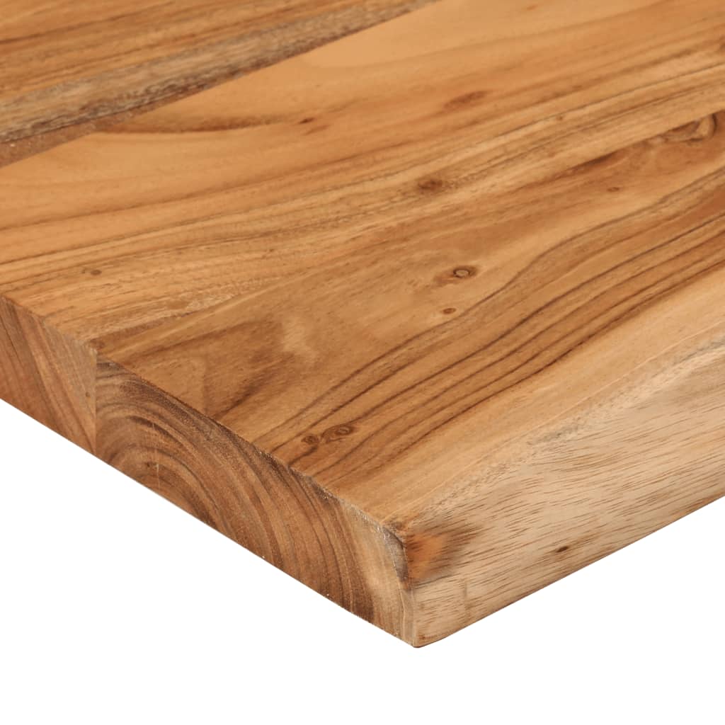 Wandregal 40x20x2,5 cm Rechteckig Massivholz Akazie Baumkante